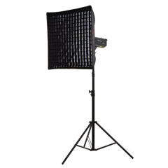 Photographic equipment square softbox with grids