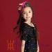Fuchsia Fashion Children fascinator hats For Wedding , Accessories With Flower Trimming