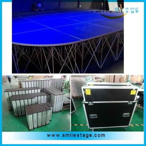 folding outdoor portable stage