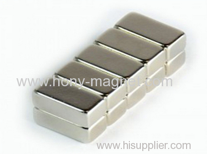 Zn coating sintered neodymium strip magnets