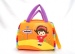 Plush cartoon printing girl handbags