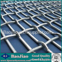 Crimped Steel Mesh/ 304/316 Stainless Steel Woven Crimped Mesh/ Lock Crimped Mesh