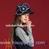 Spring Autumn Winter 100% Polyester Velvet Hats For Young Women