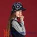 Spring Autumn Winter 100% Polyester Velvet Hats For Young Women