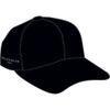 Adjustable Velcro Cotton Ladies Golf Caps , Black 3d Embroidery Promotional Baseball Hats