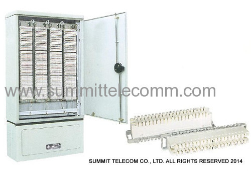 Copper Cable Cross Connection Cabinet 2400 Pair Metal Distribution Cabinet Main Distribution Box for Krone Module