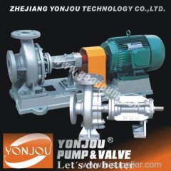 Thermal oil pump for hot oil