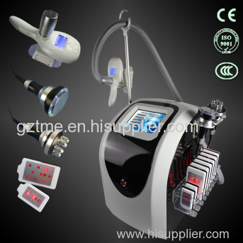 multifunctional cavitation RF with lipolaser criolipolisis / cryolipolysis slimming machine