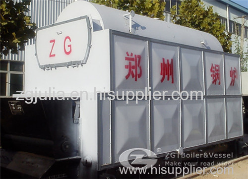 DZL biomass pellet steam boiler