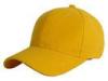 Yellow Customized 100% Cotton Baseball Caps For Women , 58cm Sport Hats