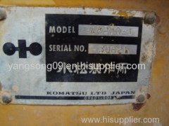 used komatsu wheel loader