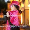 western Women Red Velvet Hat for Occassion place , Horse Race place