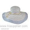 Lady hat big brim / Lady decoration straw hat