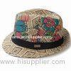 Women's Top Hat, Made of 100% Straw/Paper, Customized Colors and Materials are Welcome