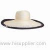 Wide Brim Women's Straw Simple Sun Hat, Customized Colors/Sizes/Accessories/Patterns are Welcome