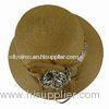 Women's Fashionable Flower Hat, Made of Straw, Suitable for Activities in Sun, High Quality