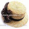 Women's Top Straw Hat with Bowknot, Customized Colors and OEM/Small Orders are Accepted