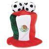 Mexico Football 3d Embroidery Outdoor Custom Made Baseball Caps With Three Balls