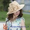 Fancy Wedding beach Womens Straw Hat With Bowknot Fascinator