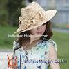 Fancy Wedding beach Womens Straw Hat With Bowknot Fascinator