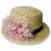 Women's Top Hat with Silk Ribbon, Made of Straw, Similar Decorations/Customized Sizes are Accepted
