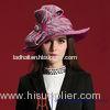 OEM Fashion Ribbon Band Ladies Fedora Wool Felt Hats /Big Brim Wool Hat