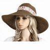 Women's Broad-brimmed Straw Hat, Made of Natural Straw, with Long Ribbon