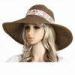 Women's Broad-brimmed Straw Hat, Made of Natural Straw, with Long Ribbon
