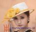 Bright Color Fashionable vintage Straw Hat for Party / Wedding