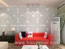 Wall Art 3D Living Room Wallpaper , Fashion Ceiling Mural Wall Tiles for Hotels or Restaurant