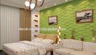 Removable Decorative Wall Panel 3D Wallpapers For Home Wall Decor Green / Yellow / White
