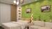 Removable Decorative Wall Panel 3D Wallpapers For Home Wall Decor Green / Yellow / White