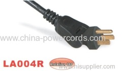 3 wire Power Plug 5-15P with 180° Rotation