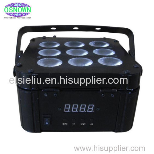 40W LED DJ Stage Par Can Light with Rechargeable Lithium Battery