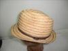 Beach Raffia Braid Hats With Leather Belt, Summer Women Straw Hats with Zigzag Stitching