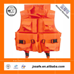 life vest in the ocean