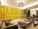 Empaistic 3D Home Decal Natural Fiber Wallpaper , Modern Colored 3D Wall Sticker