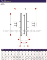 sliding door nylon pulley13957004225