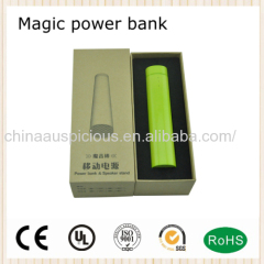 3500mA mobile holder loudspeaker box gift power bank