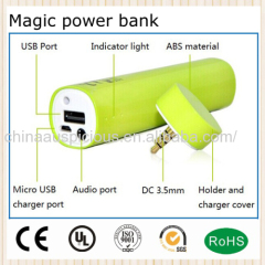 3500mA mobile holder loudspeaker box gift power bank