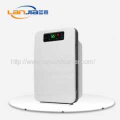 Latest version air purifier with 3 filter mesh and 8 grade purification