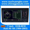 Ouchuangbo Car Radio Head Unit Stereo DVD System for Audi A8 /S8(1994-2003) GPS Navigation iPod USB
