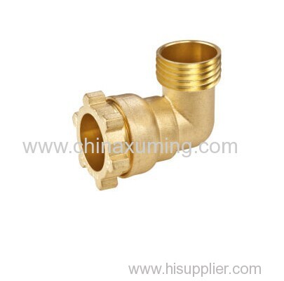 brass male elbow compression fittings