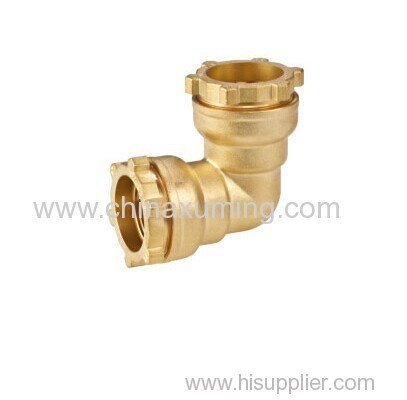 brass elbow compression fittings for pe pipes