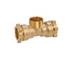 brass male tee compression fittings