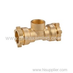 brass female tee compression fittings