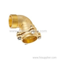 brass male elbow fittings for pe pipes