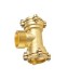 brass male tee compression fittings for pe pipes