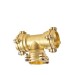 brass tee compression fittings