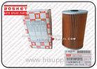 1-87810075-3 Isuzu Rubber / Paper Filters Fsr11 6BG1 Oil Filter Element 1878100753